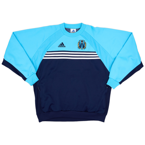 1999-00 Olympique Marseille adidas Sweat Top - 9/10 - (L/XL)