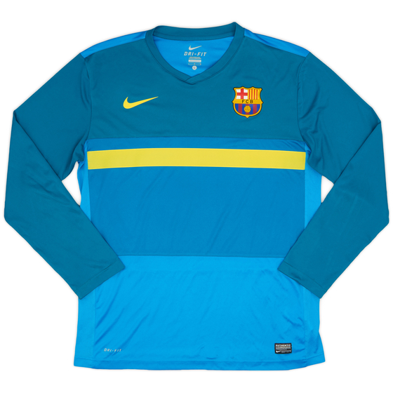 2011-12 Barcelona Nike Training L/S Shirt - 8/10 - (L)