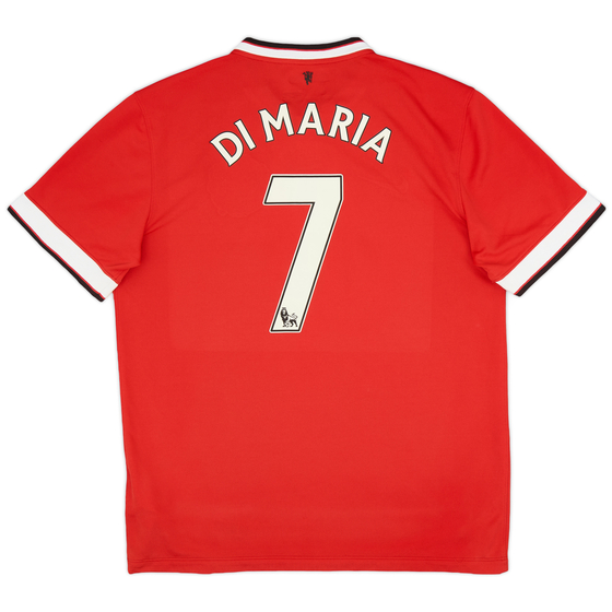 2014-15 Manchester United Home Shirt Di Maria #7 - 6/10 - (L)