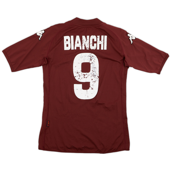 2008-10 Torino Signed Home Shirt Bianchi #9 - 4/10 - (S)