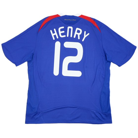 2007-08 France Home Shirt Henry #12 - 7/10 - (XL)