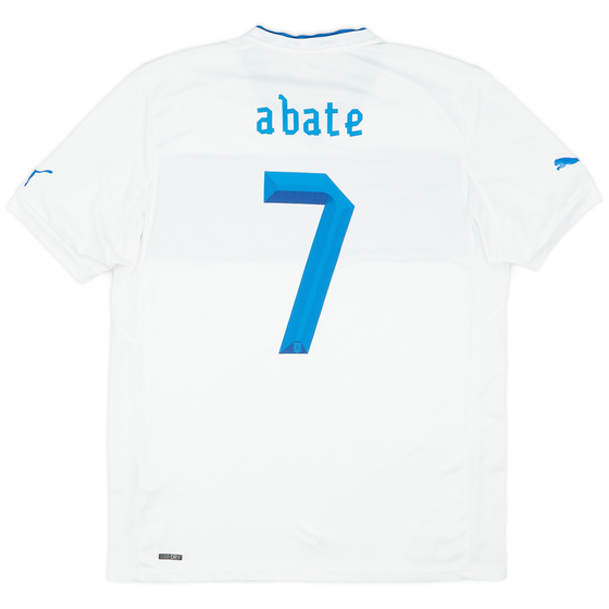 2012-13 Italy Away Shirt Abate #7 - 8/10 - (XL)