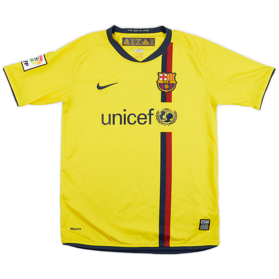 2008-10 Barcelona Away Shirt - 7/10 - (L.Boys)