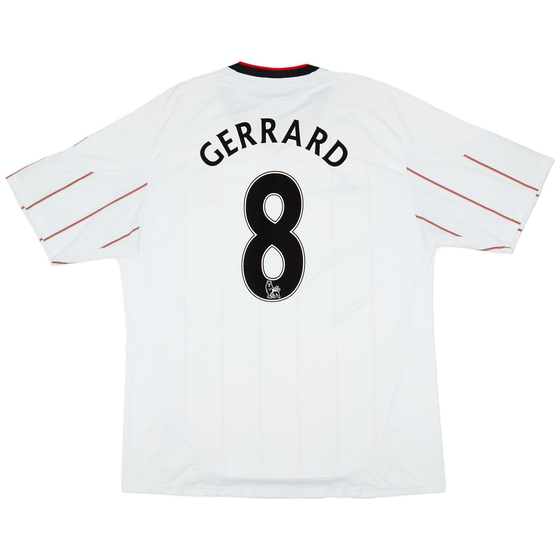 2010-11 Liverpool Away Shirt Gerrard #8 - 8/10 - (XXL)