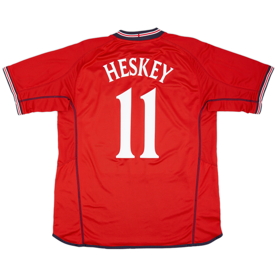 2002-04 England Away Shirt Heskey #11 - 9/10 - (XXL)