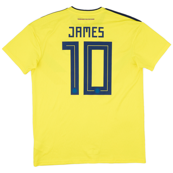 2018-19 Colombia Home Shirt James #10 - 9/10 - (L)