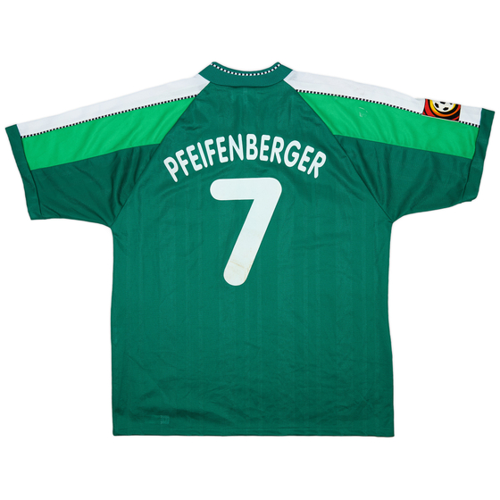1997-99 Werder Bremen Home Shirt Pfeifenberger #7 - 8/10 - (XXL)