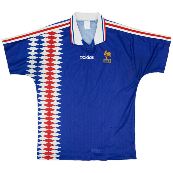 1994-96 France Home Shirt - 7/10 - (L)