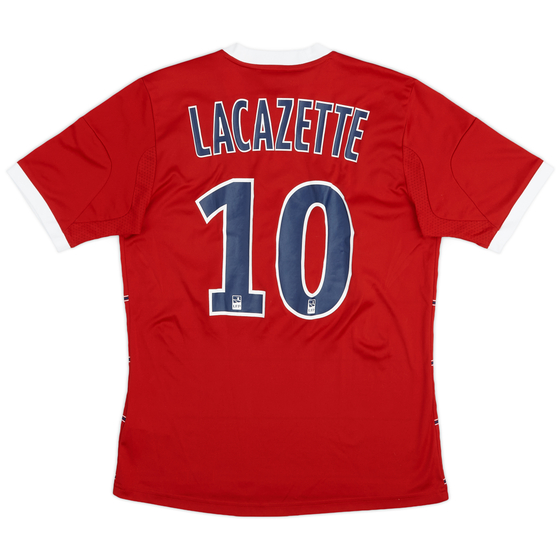 2013-14 Lyon Away Shirt Lacazette #10 - 8/10 - (L.Boys)