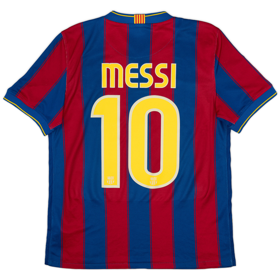 2009-10 Barcelona Home Shirt Messi #10 - 7/10 - (S)
