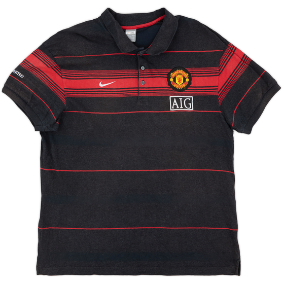 2009-10 Manchester United Nike Polo Shirt - 7/10 - (XXL)