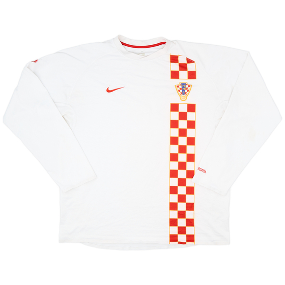 2006-08 Croatia Nike Player Issue Training L/S Shirt - 8/10 - (XL)
