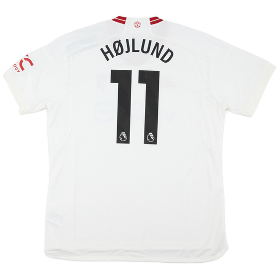 2023-24 Manchester United Third Shirt Højlund #11 (XL)