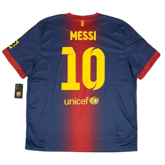 2012-13 Barcelona Home Shirt Messi #10 (XXL)