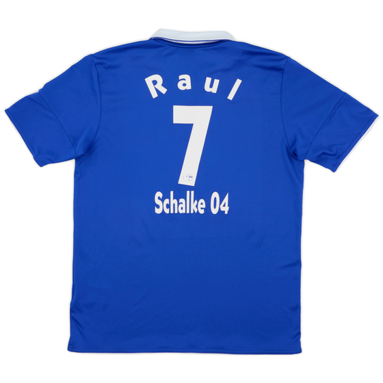 2010-12 Schalke Home Shirt Raul #7 - 8/10 - (L.Boys)