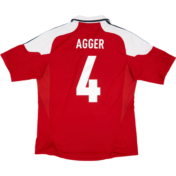 2012-13 Denmark Home Shirt Agger #4 - 9/10 - (M)
