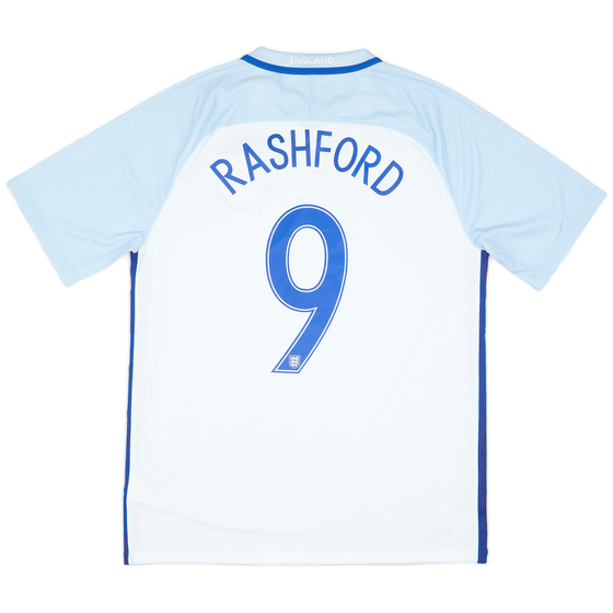 2016-17 England Home Shirt Rashford #9 (L)