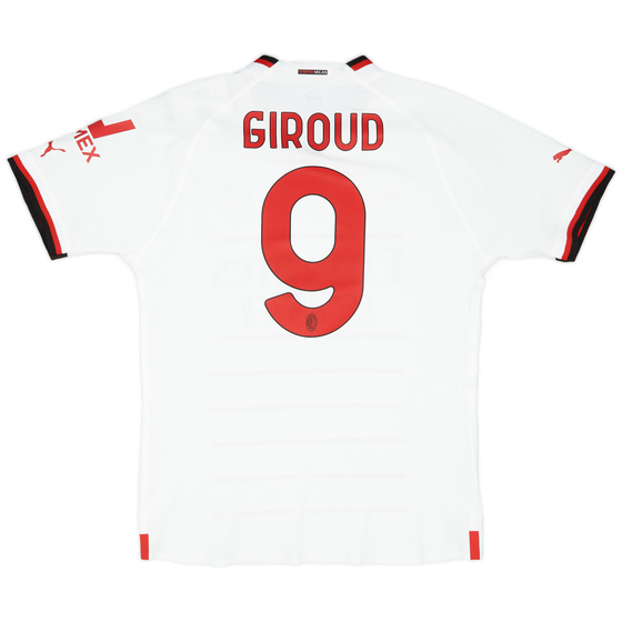 2022-23 AC Milan Authentic Away Shirt Giroud #9