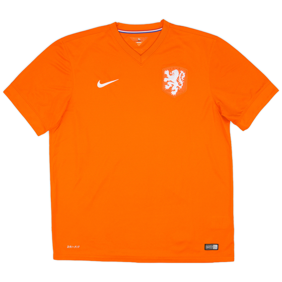 2014-15 Netherlands Home Shirt - 6/10 - (XL)