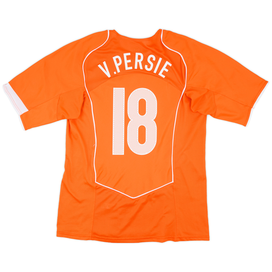 2004-06 Netherlands Home Shirt V. Persie #18 - 9/10 - (XXL)