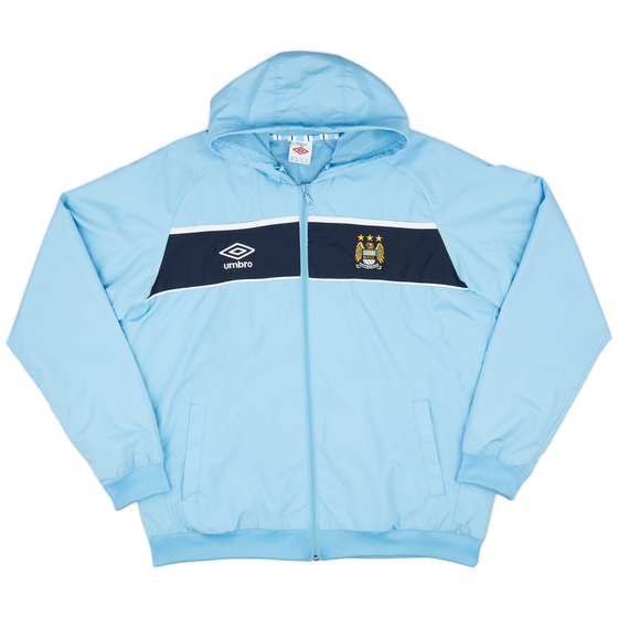 2011-12 Manchester City Umbro Hooded Rain Jacket - 9/10 - (XXL)