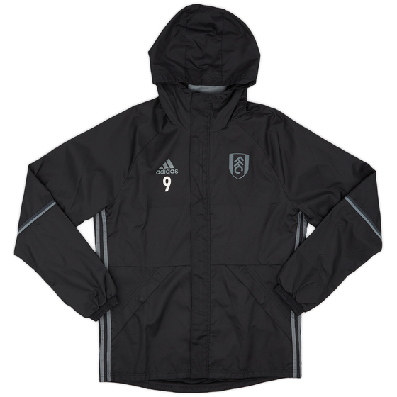 2015-16 Fulham Player Issue adidas Hooded Rain Jacket #9 - 9/10 - (M)