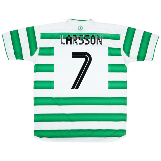 2003-04 Celtic Home Shirt Larsson #7 - 8/10 - (XL)