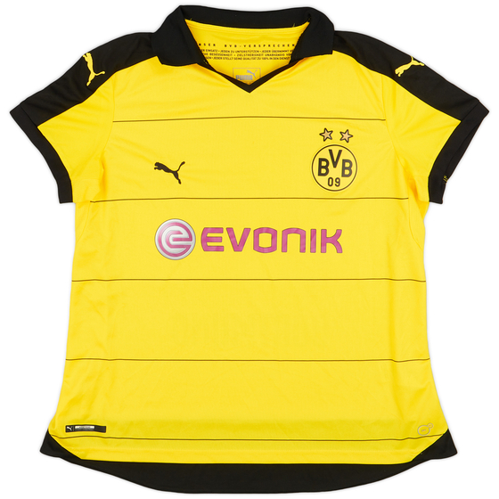 2015-16 Borussia Dortmund Home Shirt - 9/10 - (Women's XXL)