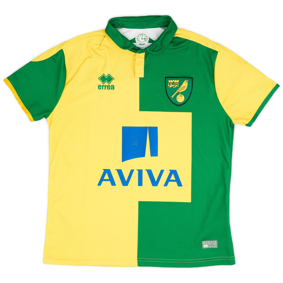 2015-16 Norwich Home Shirt - 6/10 - (S)
