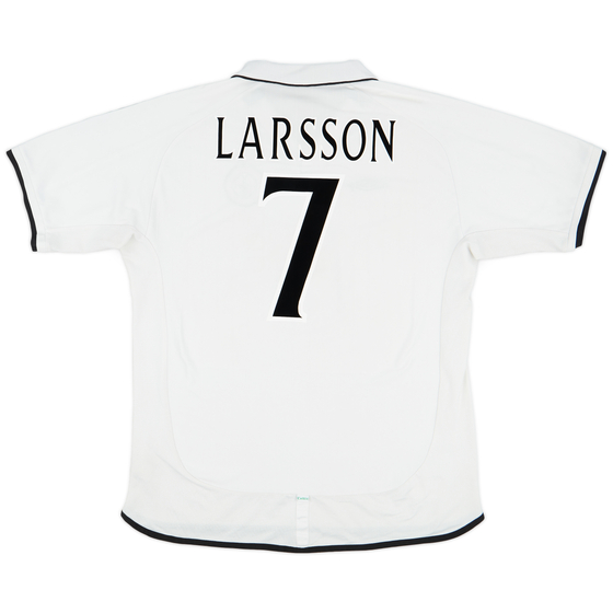 2001-02 Celtic Away Shirt Larsson #7 - 7/10 - (XXL)