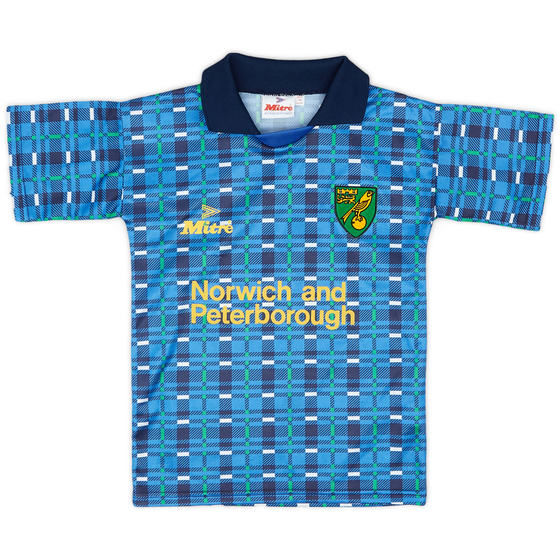 1994-96 Norwich Away Shirt - 8/10 - (XS.Boys)