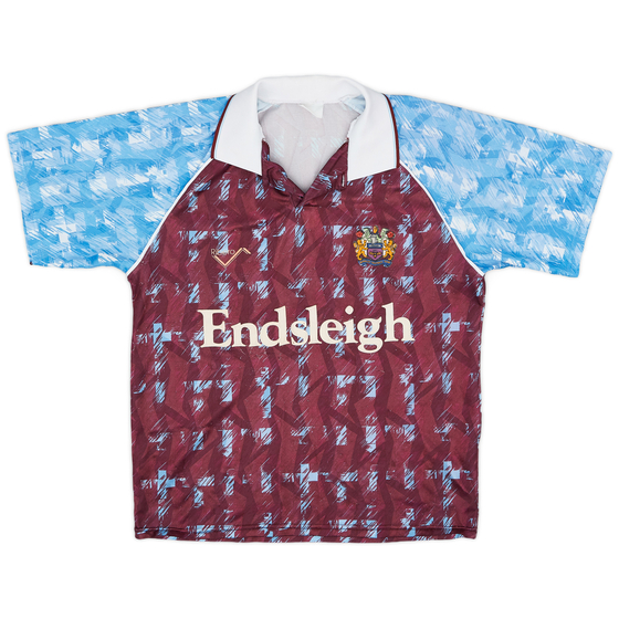 1991-93 Burnley Home Shirt - 5/10 - (L)