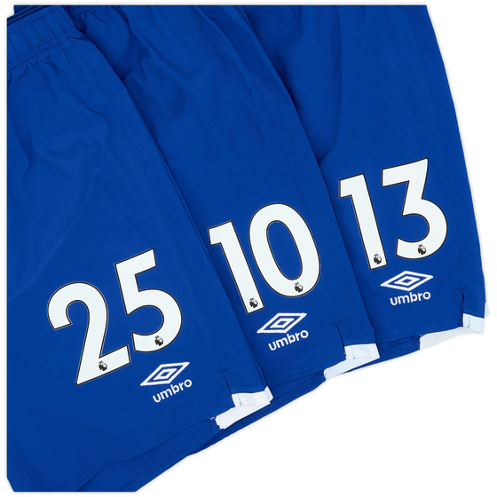 2019-20 Everton Player Issue Home Change Shorts # - 7/10