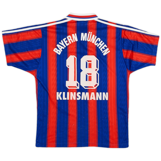 1995-97 Bayern Munich Home Shirt Klinsmann #18 - 6/10 - (S)