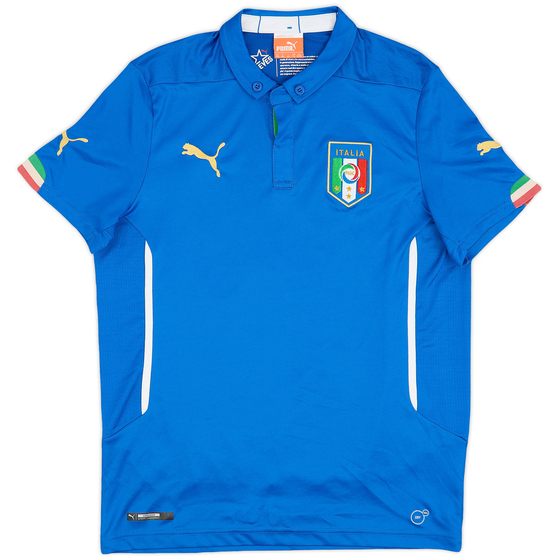 2014-15 Italy Home Shirt - 8/10 - (XL.Boys)