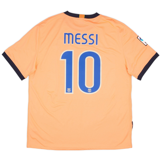 2009-10 Barcelona Away Shirt Messi #10 - 10/10 - (XL)