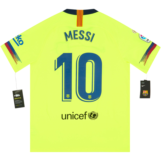 2018-19 Barcelona Away Shirt Messi #10 - NEW