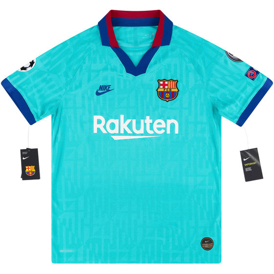 2019-20 Barcelona Player Issue Vaporknit Third CL Shirt