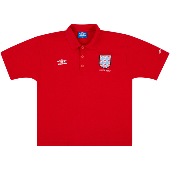 1998 England Umbro Polo Shirt - 6/10 - (XL)