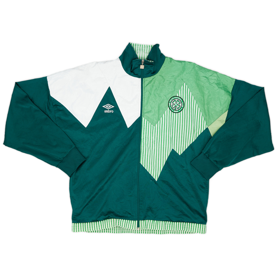 1990-91 Celtic Umbro Track Jacket - 9/10 - (XL)