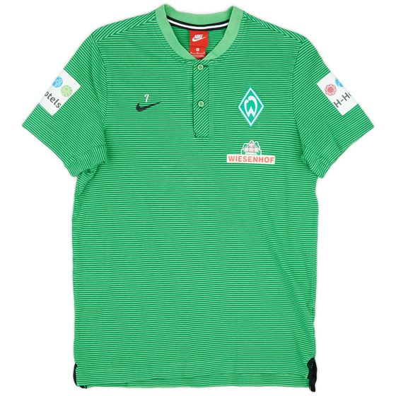2016-17 Werder Bremen Nike Player Issue Polo Shirt #7 - 9/10 - (M)