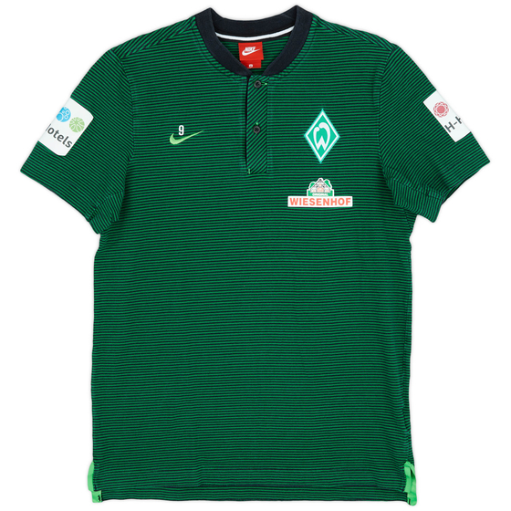 2017-18 Werder Bremen Nike Player Issue Polo Shirt #9 - 9/10 - (M)