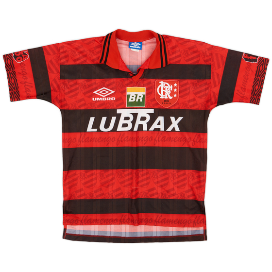1995-96 Flamengo Centenary Home Shirt #11 - 9/10 - (M)