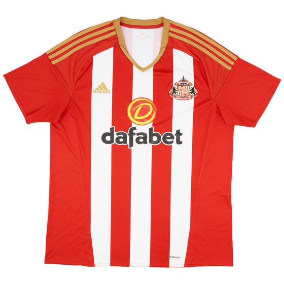 2016-17 Sunderland Home Shirt - 8/10 - (XL)