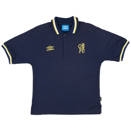 1999-00 Chelsea Umbro Polo Shirt - 9/10 - (Y)