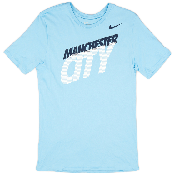 2015-16 Manchester City Nike Graphic Tee - 8/10 - (L)