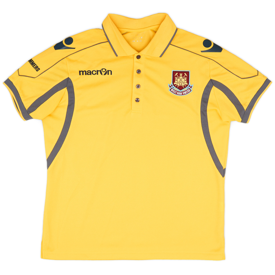 2012-13 West Ham Macron Polo Shirt - 8/10 - (L)
