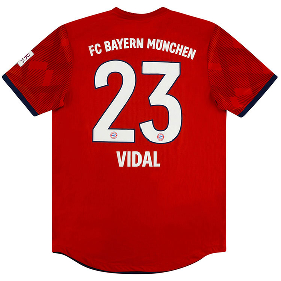 2018-19 Bayern Munich Match Issue Home Shirt Vidal #23 (v Man Utd)