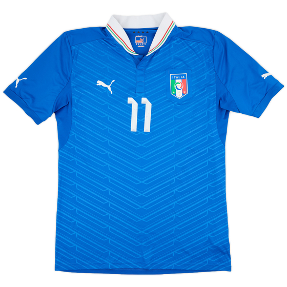 2012-13 Italy Home Shirt #11 - 7/10 - (XL)
