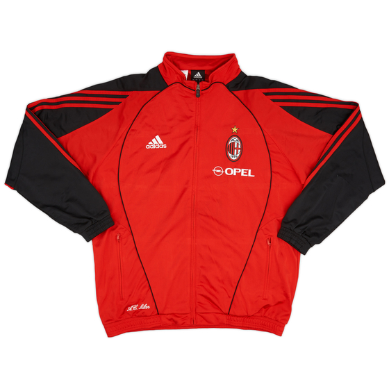 2005-06 AC Milan adidas Track Jacket - 9/10 - (L)